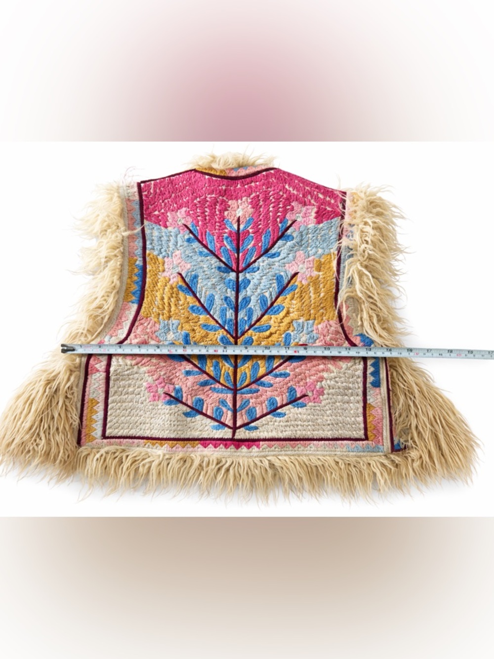 Spell & The Gypsy Collective Penny Lane Folk Town embroidered reversible vest - Picture 12 of 15